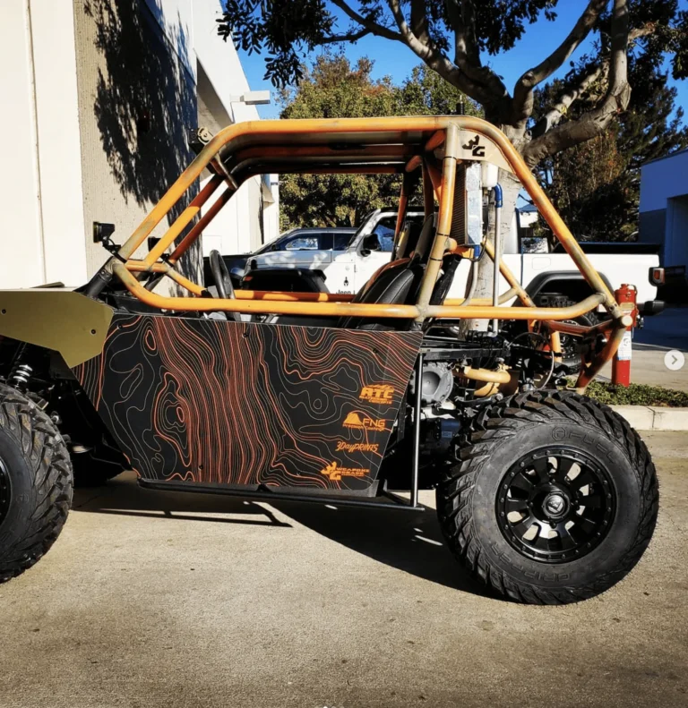 Custom vehicle wrap installed by 3 Day Prints